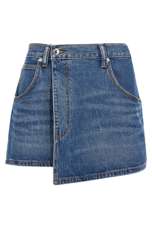 Юбка DENIM X ALEXANDER WANG 'Deconstructed Wrapped' Синий 4DC2255721401 Юбка DENIM X ALEXANDER WANG 'Deconstructed Wrapped' Синий 4DC2255721401