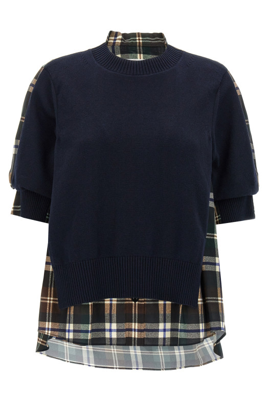 Трикотажна сорочка-панель Різнобарвна SACAI 2507894564