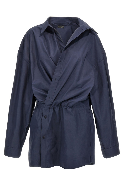 Сукня BALENCIAGA 'Stile Camicia Mini' синя 814136TRM174530