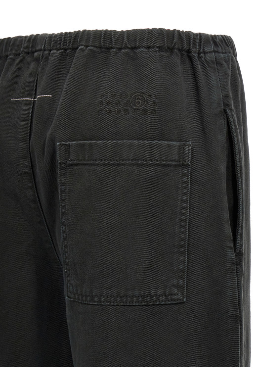 Брюки на бретельках Черный MM6 MAISON MARGIELA S62KB0235S30653900 Брюки на бретельках Черный MM6 MAISON MARGIELA S62KB0235S30653900