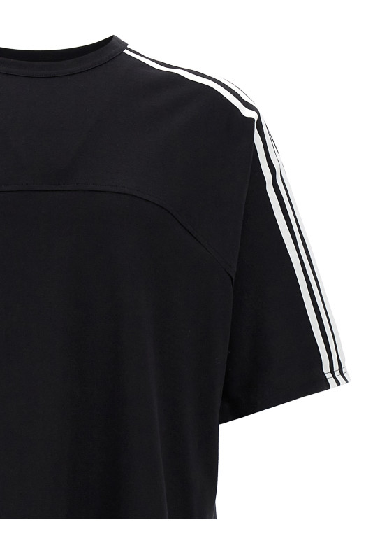 'Y-3 3-Stripes' T-shirt Black-grey 'Y-3 3-Stripes' T-shirt Black-grey