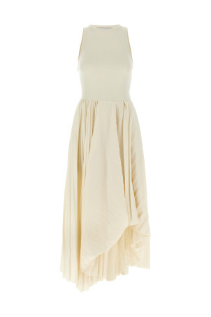 Asymmetrical dress White Asymmetrical dress White