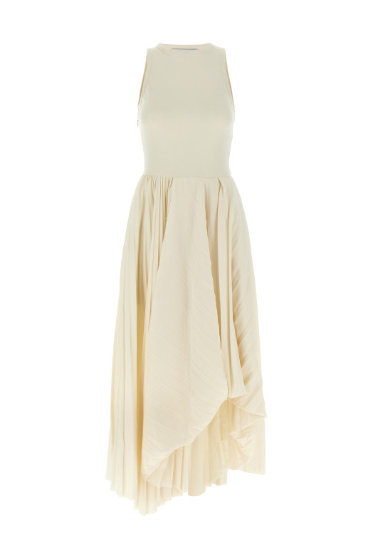 Asymmetrical dress White Asymmetrical dress White