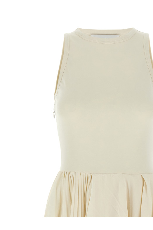 Asymmetrical dress White Asymmetrical dress White