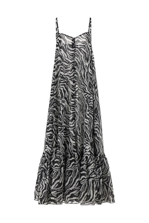 Rotate Birger Christensen x Reina Olga dress Black-grey Rotate Birger Christensen x Reina Olga dress Black-grey