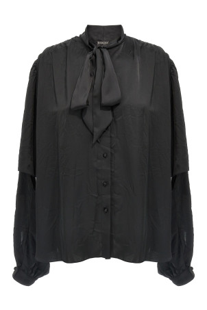 Рубашка BALENCIAGA 'Double Sleeve' Черный 814139TKN011000 Рубашка BALENCIAGA 'Double Sleeve' Черный 814139TKN011000