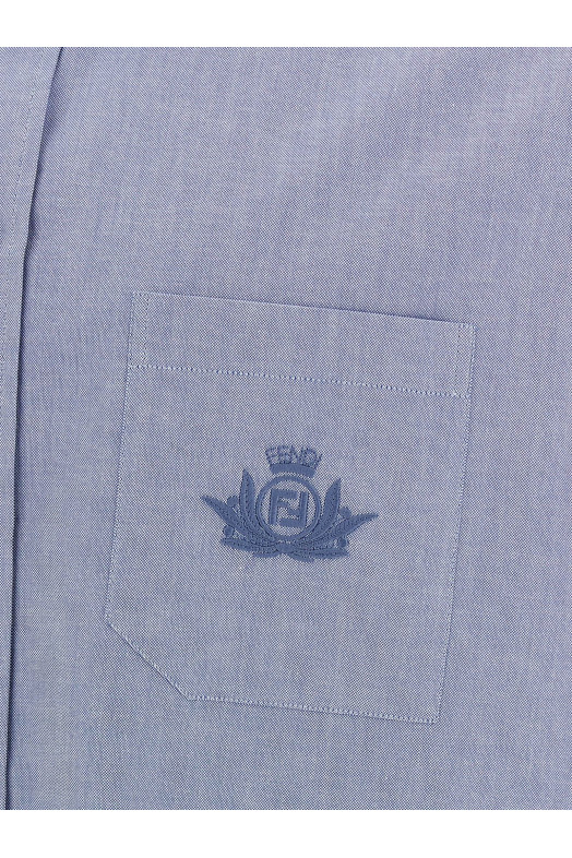 Сорочка FENDI ' Crest' СИНЯ FS1312AU70F1QBO Сорочка FENDI ' Crest' СИНЯ FS1312AU70F1QBO