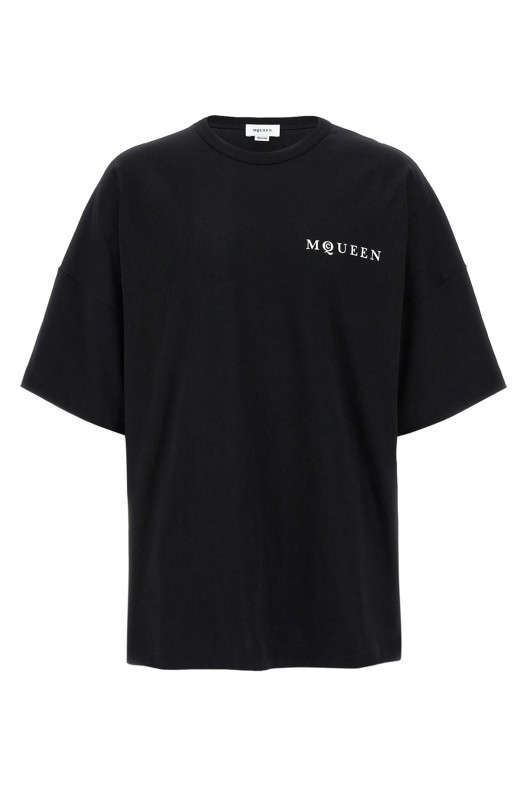 Футболка 'McQueen' чорно-сіра 828434QTADE0520 Футболка 'McQueen' чорно-сіра 828434QTADE0520