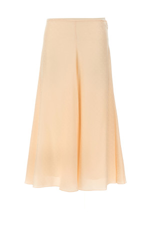 Шовкова спідниця FF Рожева FENDI FQ7655AUQGF1RX0 Шовкова спідниця FF Рожева FENDI FQ7655AUQGF1RX0