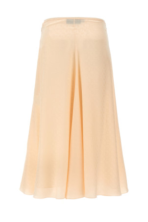 Шовкова спідниця FF Рожева FENDI FQ7655AUQGF1RX0 Шовкова спідниця FF Рожева FENDI FQ7655AUQGF1RX0