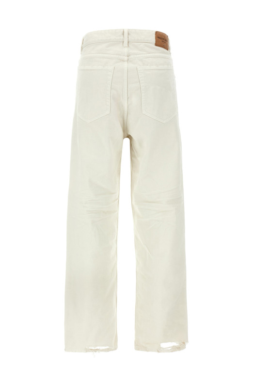 Джинсы из денима Белый BALENCIAGA 786468TJW949000