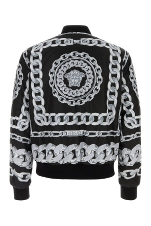Бомбер з принтом з нейлону VERSACE (10188241A13441) Бомбер з принтом з нейлону VERSACE (10188241A13441)