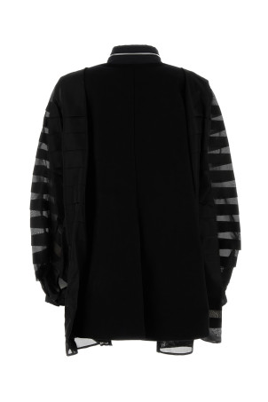 Блузон из шелка-органди с гранжевой отделкой SACAI (2407497) Блузон из шелка-органди с гранжевой отделкой SACAI (2407497)