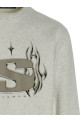 Chrome Flame' sweatshirt Gray
