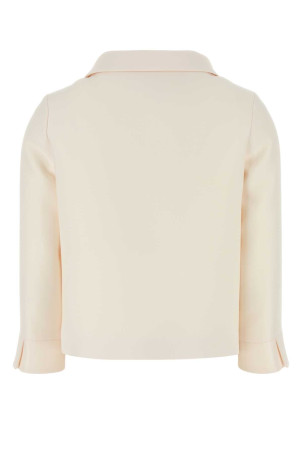 Блейзер з крепу кольору слонової кістки VALENTINO GARAVANI (6B3CE3Y01CF) Блейзер з крепу кольору слонової кістки VALENTINO GARAVANI (6B3CE3Y01CF)