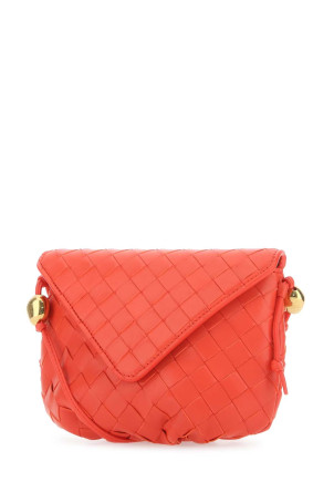 Сумка через плече з коралової шкіри BOTTEGA VENETA (717437VCPP3) Сумка через плече з коралової шкіри BOTTEGA VENETA (717437VCPP3)