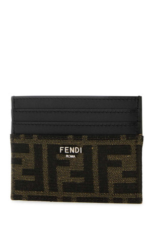Embroidered jacquard card holder FENDI (7M0164ALWK) Embroidered jacquard card holder FENDI (7M0164ALWK)