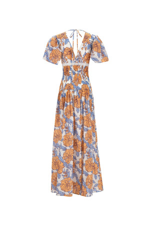 Длинное платье Rosellina Разноцветное LE TWINS (ROSELLINAMUSSOLAFIORE)