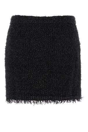 Чорна міні-спідниця з віскозної суміші Black GUCCI (811556XKEDT) Чорна міні-спідниця з віскозної суміші Black GUCCI (811556XKEDT)