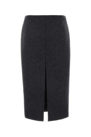 Спідниця з вовняної суміші з ефектом вугілля GUCCI (811889ZAQW0) Спідниця з вовняної суміші з ефектом вугілля GUCCI (811889ZAQW0)