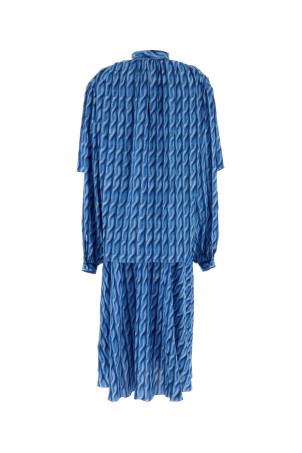 Сукня з поліестеру з принтом BALENCIAGA (814150TRLB4) Сукня з поліестеру з принтом BALENCIAGA (814150TRLB4)