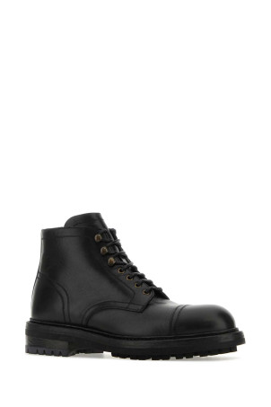 Black leather Re-Edition ankle boots Black DOLCE & GABBANA (A60316AO018) Black leather Re-Edition ankle boots Black DOLCE & GABBANA (A60316AO018)