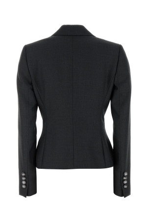 Темно-сірий вовняний блейзер DOLCE & GABBANA (F27DJTFU287) DOLCE & GABBANA Темно-сірий вовняний блейзер DOLCE & GABBANA (F27DJTFU287) DOLCE & GABBANA