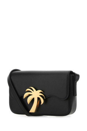 Black leather Palm Beach Bridge crossbody bag PALM ANGELS (PWNQ012F22LEA001) Black leather Palm Beach Bridge crossbody bag PALM ANGELS (PWNQ012F22LEA001)
