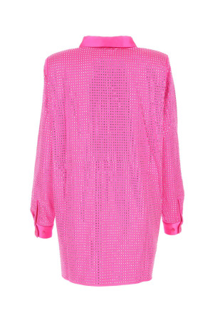 Embellished stretch polyester shirt Pink SELF PORTRAIT (RS23091TP) Embellished stretch polyester shirt Pink SELF PORTRAIT (RS23091TP)