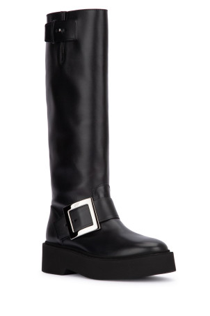 VIV RANGERS HIGH METAL BIKERS BOOTS BLUE ROGER VIVIER (RVW74038990TTQ) VIV RANGERS HIGH METAL BIKERS BOOTS BLUE ROGER VIVIER (RVW74038990TTQ)