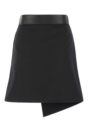 Черная мини-юбка из смесового хлопка Черная LOEWE (S359Y08X10) Черная мини-юбка из смесового хлопка Черная LOEWE (S359Y08X10)