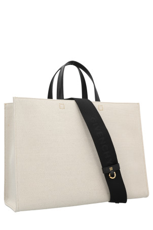 G' midi shopping bag White/Black