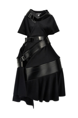 Асимметричное пальто Черный JUNYA WATANABE JNC0271 Асимметричное пальто Черный JUNYA WATANABE JNC0271
