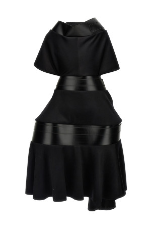 Асимметричное пальто Черный JUNYA WATANABE JNC0271 Асимметричное пальто Черный JUNYA WATANABE JNC0271
