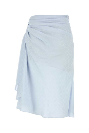 Pastel light blue silk skirt GIVENCHY (BW40Y315T4) Pastel light blue silk skirt GIVENCHY (BW40Y315T4)