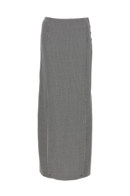Довга спідниця в клітинку Білий/Чорний THOM BROWNE (FGC949AF0342980) Довга спідниця в клітинку Білий/Чорний THOM BROWNE (FGC949AF0342980)