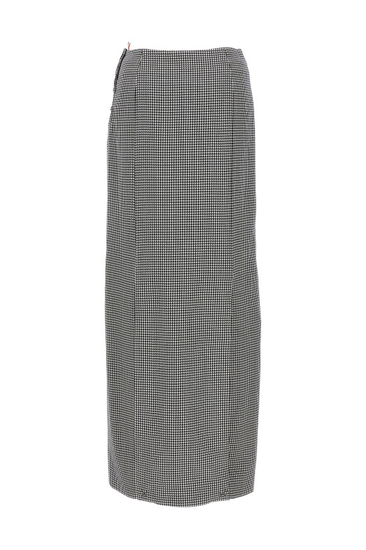 Довга спідниця в клітинку Білий/Чорний THOM BROWNE (FGC949AF0342980) Довга спідниця в клітинку Білий/Чорний THOM BROWNE (FGC949AF0342980)