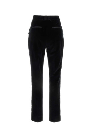 Black velvet pant Black DOLCE & GABBANA (FTC71TFUVG7) Black velvet pant Black DOLCE & GABBANA (FTC71TFUVG7)