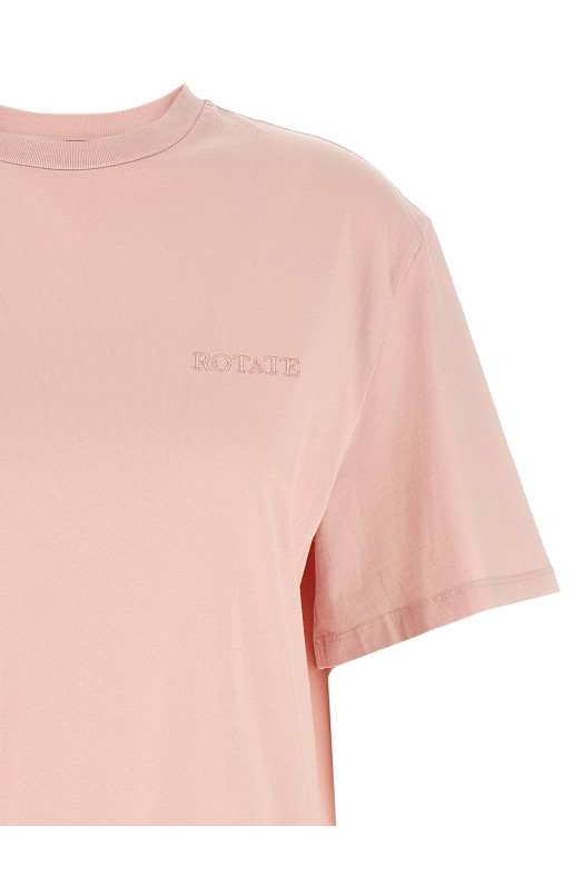 Футболка ROTATE BIRGER CHRISTENSEN 'Oversized' розовая 11244510111011 Футболка ROTATE BIRGER CHRISTENSEN 'Oversized' розовая 11244510111011