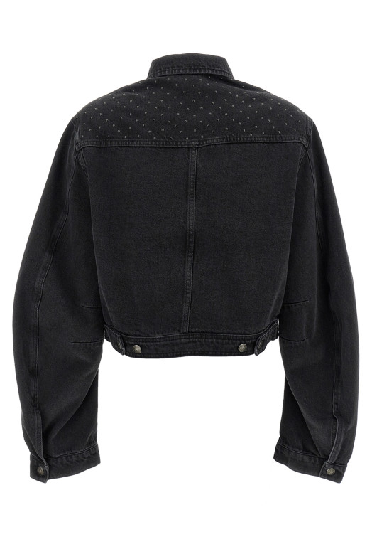 Куртка ROTATE BIRGER CHRISTENSEN 'Denim Oversized' Черный 11361229982998 Куртка ROTATE BIRGER CHRISTENSEN 'Denim Oversized' Черный 11361229982998