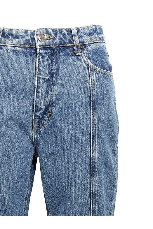 Джинси з логотипом на липучках Сині ROTATE BIRGER CHRISTENSEN 1124091603D02 Джинси з логотипом на липучках Сині ROTATE BIRGER CHRISTENSEN 1124091603D02