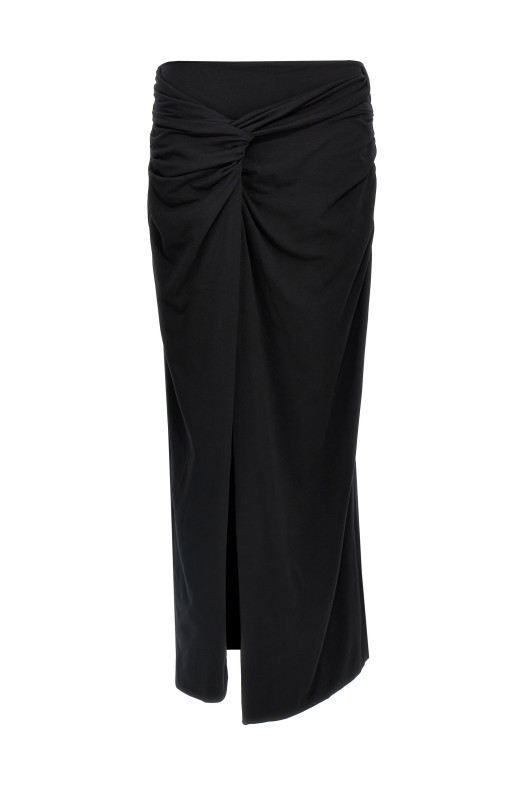 Юбка ROTATE BIRGER CHRISTENSEN 'Fitted Twisted' Черный 112878100100 Юбка ROTATE BIRGER CHRISTENSEN 'Fitted Twisted' Черный 112878100100