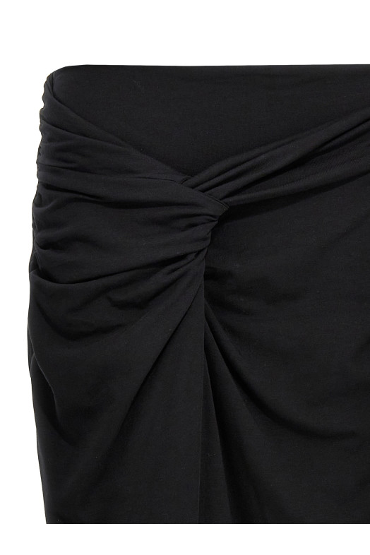 Юбка ROTATE BIRGER CHRISTENSEN 'Fitted Twisted' Черный 112878100100 Юбка ROTATE BIRGER CHRISTENSEN 'Fitted Twisted' Черный 112878100100