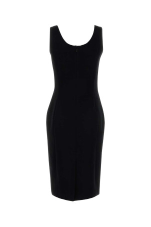 Чорна сукня з еластичного каді VERSACE (10186641A13362) Чорна сукня з еластичного каді VERSACE (10186641A13362)