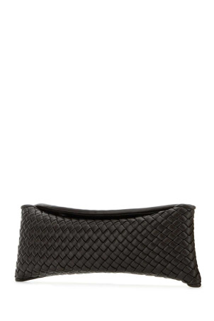 Шоколадна шкіра наппа, клатч Cobble BOTTEGA VENETA (805807V01D1) Шоколадна шкіра наппа, клатч Cobble BOTTEGA VENETA (805807V01D1)