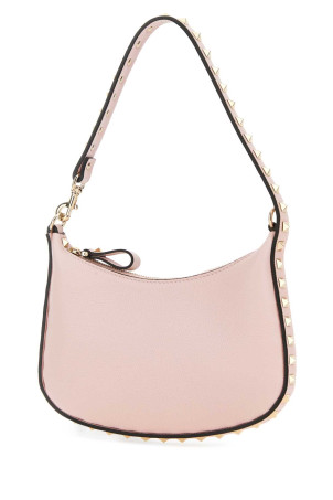 Светло-розовая кожаная сумка через плечо Mini Hobo Rockstud VALENTINO GARAVANI (3W0P0Z66TAG) Светло-розовая кожаная сумка через плечо Mini Hobo Rockstud VALENTINO GARAVANI (3W0P0Z66TAG)