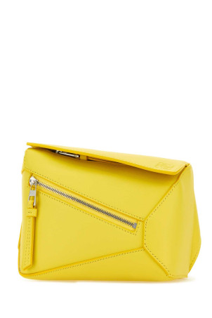 Yellow leather mini Puzzle belt bag Yellow LOEWE (B510EB1X03)