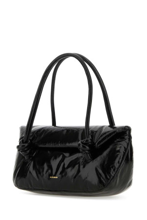 Черная кожаная сумка с ручкой в виде узла JIL SANDER (J07ZH0020P6589) Черная кожаная сумка с ручкой в виде узла JIL SANDER (J07ZH0020P6589)