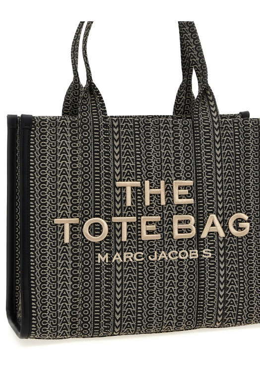 Сумка для покупок MARC JACOBS 'The Monogram Jacquard Large Tote' бежевая 2F4HTT014H05261 Сумка для покупок MARC JACOBS 'The Monogram Jacquard Large Tote' бежевая 2F4HTT014H05261