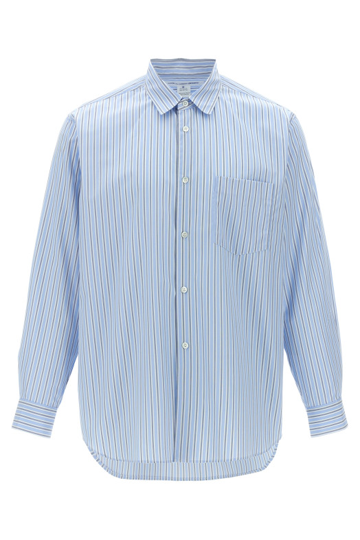 Рубашка COMME DES GARCONS SHIRT 'Forever' СИНИЙ FZB115PER120 Рубашка COMME DES GARCONS SHIRT 'Forever' СИНИЙ FZB115PER120